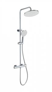 Душевая стойка Wonzon & Woghand WW-B3013-T1-CR с термостатом, хром