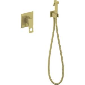 Гигиенический душ Timo Briana 7189/17SM золотой матовый, со смесителем, с внутренней частью