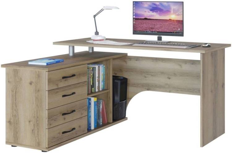 Стол компьютерный Сокол КСТ-109Л 00-00009445, 4680212008924, 4680212008931 Дуб делано