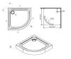 Поддон душевой AM.PM X-Joy Twin Slide W88T-205-090W64 90x90 фото 4