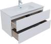 Мебель для ванной Aquanet Алвита New 100 274205 белый матовый, 1382x1010x460 фото 3