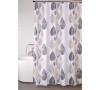 Штора для ванной Bath Plus Leaf Story ch-21261 180x180, серо-бежевый