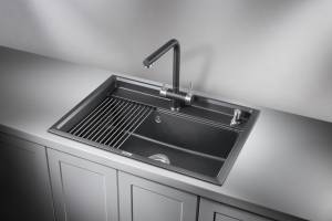 Мойка кухонная Granula Kitchen Space KS-7301 черный