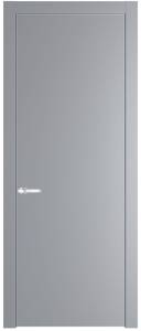 Межкомнатная дверь Profil Doors 1 PE полотно Смоки, кромка алюминиевая с четырех сторон матовая 700x2000