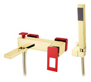 Смеситель для ванны Boheme Q 143-GR Goldred