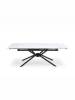 Стол обеденный Halmar Vitorino 160 V-CH-VITORINO-ST-BIALY белый мрамор/черный фото 5