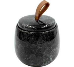 Диспенсер для ватных дисков Bath Plus Pietra W-CE2242АA-CT черный