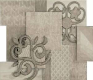 Бордюр Porcelanite Dos 9516 COMP.CENIZA-GRIS SIN FIN II 23.2x19.9