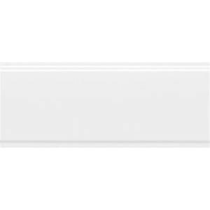 Бордюр Kerama Marazzi Флориан BDA034R Белый Матовый Обрезной 12x30