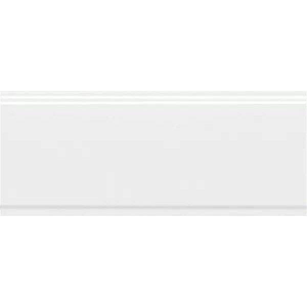 Бордюр Kerama Marazzi Флориан BDA034R Белый Матовый Обрезной 12x30