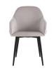 Стул Stool Group Новел New LV-110-H09/H18-02-01(P) светло-серый с темно-серой спинкой фото 2