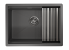 Мойка кухонная Granula Kitchen Space KS-6045U графит матовый