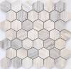 Мозаика LeeDo Pietrine Hexagonal Nuvola Rosato Pol hex (2.3x4) 29.2x28.9