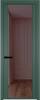 Межкомнатная дверь Profil Doors 2 AGP цвет профиля Зеленый воск, стекло безопасное 6 мм золотистая бронза 600x2000