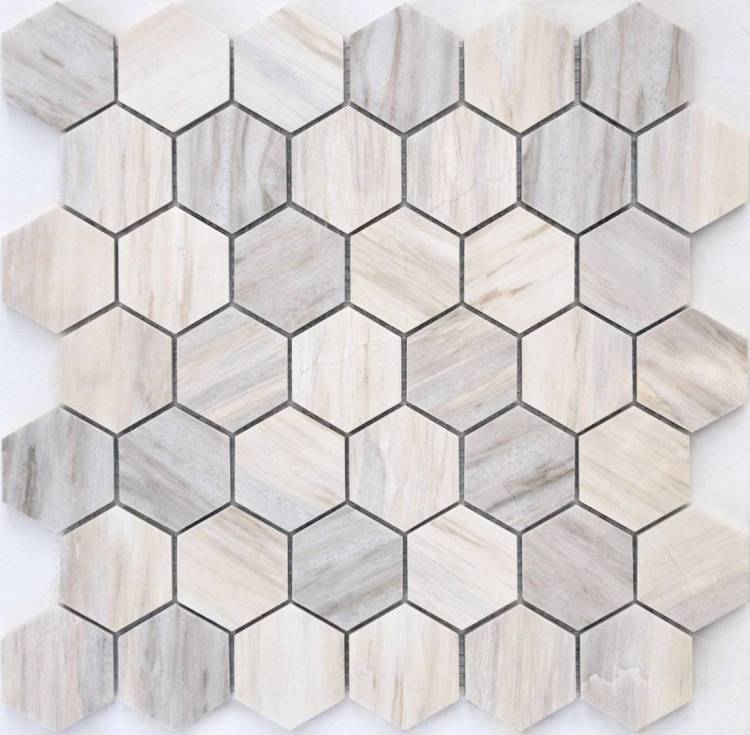 Мозаика LeeDo Pietrine Hexagonal Nuvola Rosato Pol hex (2.3x4) 29.2x28.9
