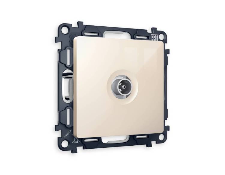 Комплект механизма TV розетки оконечной Ambrella Volt Alfa MA313010
