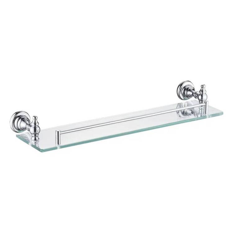 Полка Rose RG1119 стеклянная, хром