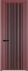 Межкомнатная дверь Profil Doors 3 AGP цвет профиля Красный антрацит, стекло безопасное 6 мм монохром черный 800x2000