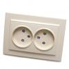 Розетка двойная Stekker PST10-9013 39239