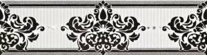 Бордюр Piemme Valentino Elite MRV231 Frise Bianco/Nero 8x30