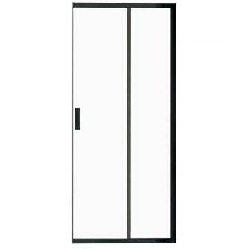 Душевая дверь Vincea Garda VHC-1G800CLB 80 см, профиль черный, стекло прозрачное