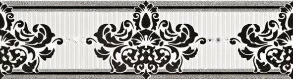 Бордюр Piemme Valentino Elite MRV231 Frise Bianco/Nero 8x30