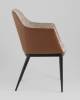 Стул обеденный Stool Group Itan DC1122 997-7+ PU8161s коричневый с коричневой экокожей фото 6