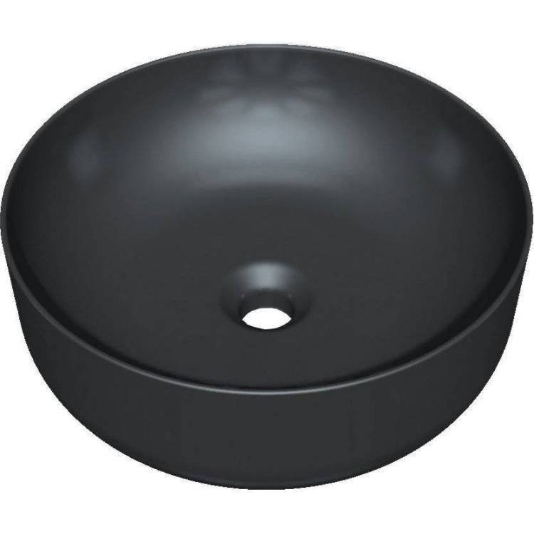 Раковина Kerasan Nolita 534431 40 см, черная матовая