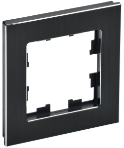 Рамка 1-постовая IEK Brite BR-M12-M-K02 черный