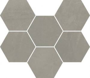 Мозаика Italon Continuum 620110000189 Iron Mosaico Hexagon 25x29
