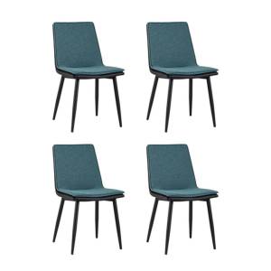 Набор из 4 стульев Stool Group Юта DC-1700 CD1824-9 X4 синий