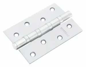 Петля дверная универсальная Morelli MS 100X70X2.5-4BB W (белый)