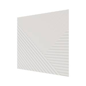 Стеновая квадратная панель МДФ Ликорн Пирамида белая 50x50x0.8
