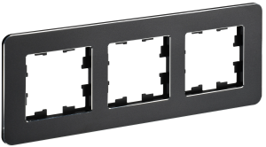 Рамка 3-постовая IEK Brite BR-M32-M-01-K02 черный