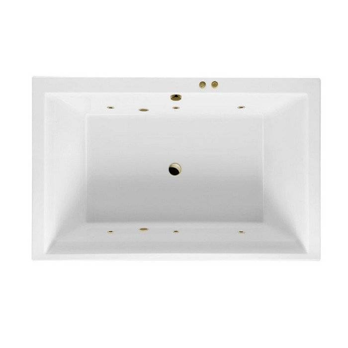 Акриловая ванна Excellent Crown Lux 190x120 "SOFT" (бронза)