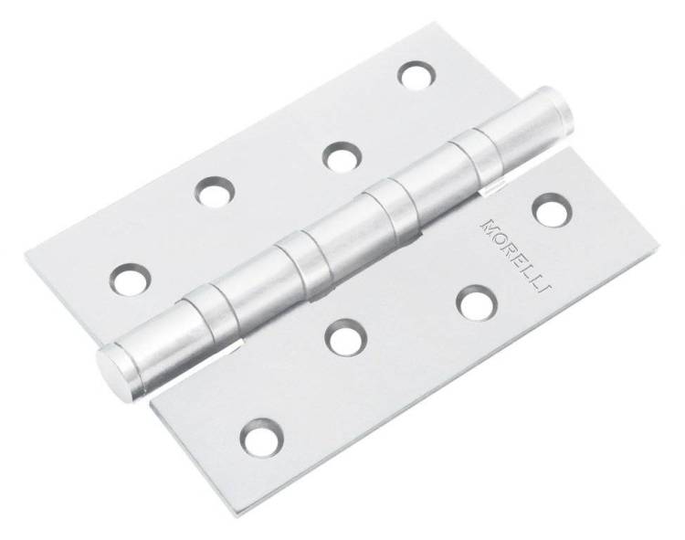 Петля дверная универсальная Morelli MS 100X70X2.5-4BB W (белый)