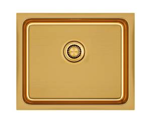 Мойка кухонная Paulmark Vista PM305444-BG брашированное золото