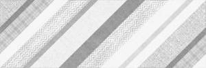 Вставка Cersanit Hugge HG2U092DT B серый 25x75