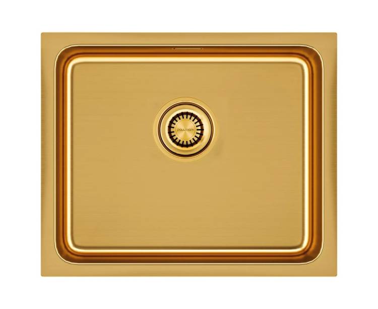 Мойка кухонная Paulmark Vista PM305444-BG брашированное золото