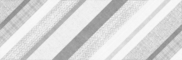 Вставка Cersanit Hugge HG2U092DT B серый 25x75