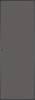 Межкомнатная дверь Profil Doors 1 AGN цвет профиля Серая ночь, алюминиевая панель никель серый 700x2000