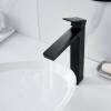 Смеситель для раковины Rose R1811H-1 высокий, черный фото 8