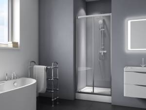 Душевая дверь BelBagno Due BF-1-110-C-Cr