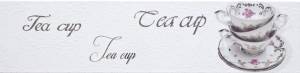 Декор Monopole Veronika Decor Brillo Tea Cup Blanco 40x10