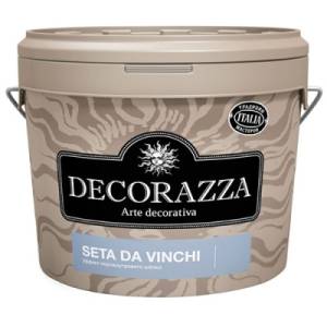 Декоративное покрытие Decorazza Seta da Vinci база Argento SD11-08 серое 1 л