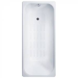 Чугунная ванна Delice Aurora DLR230606-AS 170x75, с антискользящим покрытием, без ножек