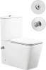 Унитаз-компакт SantiLine SL-5017SM-BD безободковый, с микролифтом, с функцией биде фото 2
