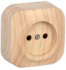 Розетка 1-местная IEK Glory ERH10-K34-10 сосна