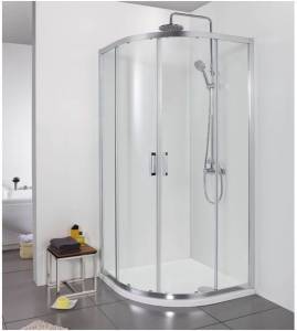 Душевой уголок Aquanet Alfa 203799 профиль хром, 90x90
