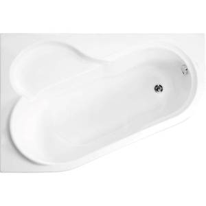 Акриловая ванна Vagnerplast Selena 150x100 левая, ультра белая